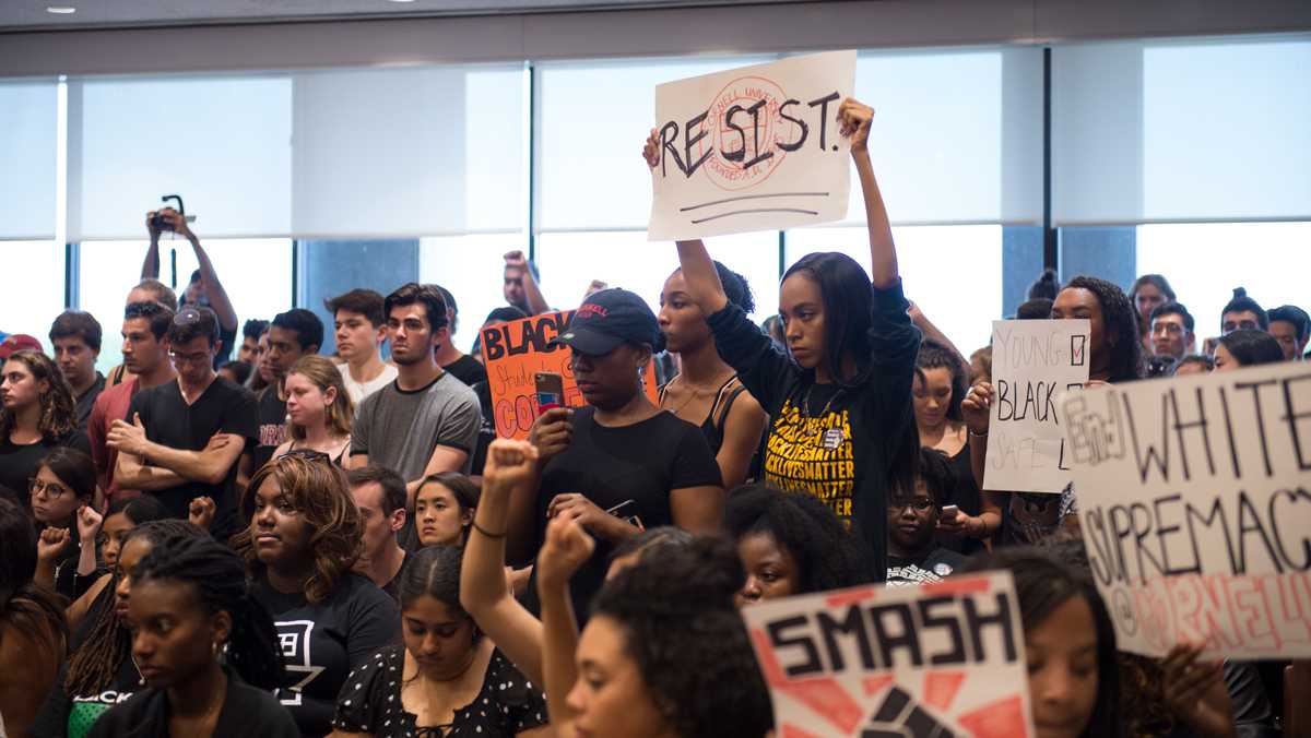 Cornell Black Students United protests in wake of racial incidents