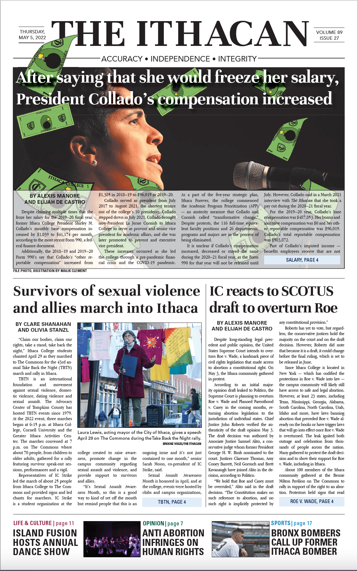 The Ithacan Ithaca College's Award Winning Student Newspaper