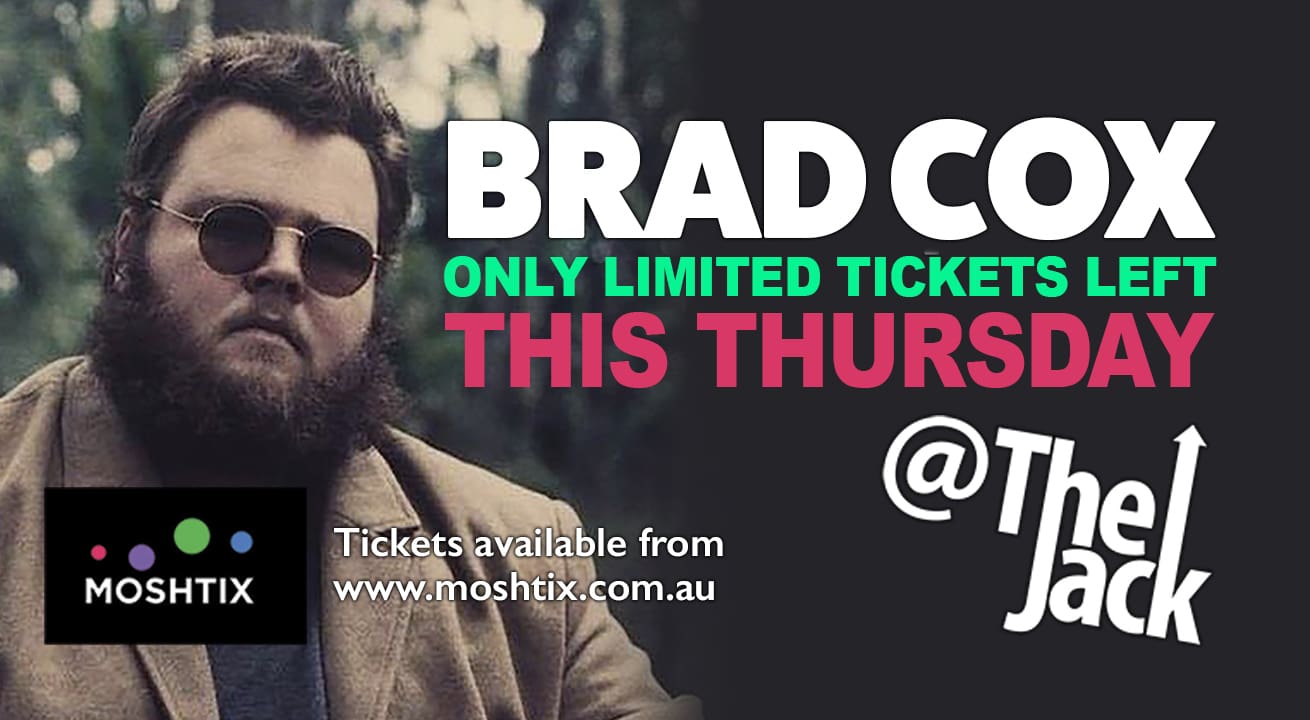 Brad Cox Concert Thursday 17th Sep The Jack Cairns