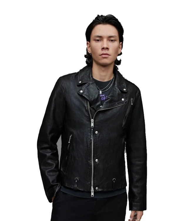 Cane Leather Biker Jacket The Jacket Place