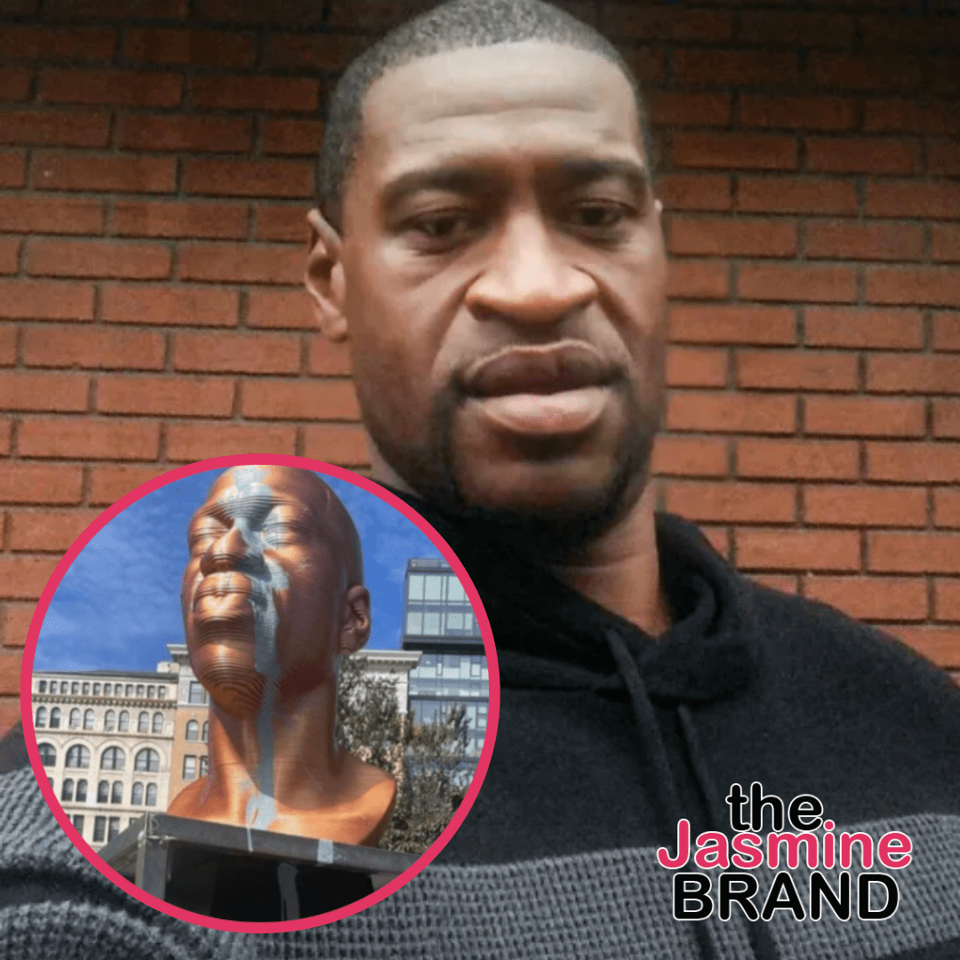 Floyd Memorial Statue Vandalized In NYC theJasmineBRAND