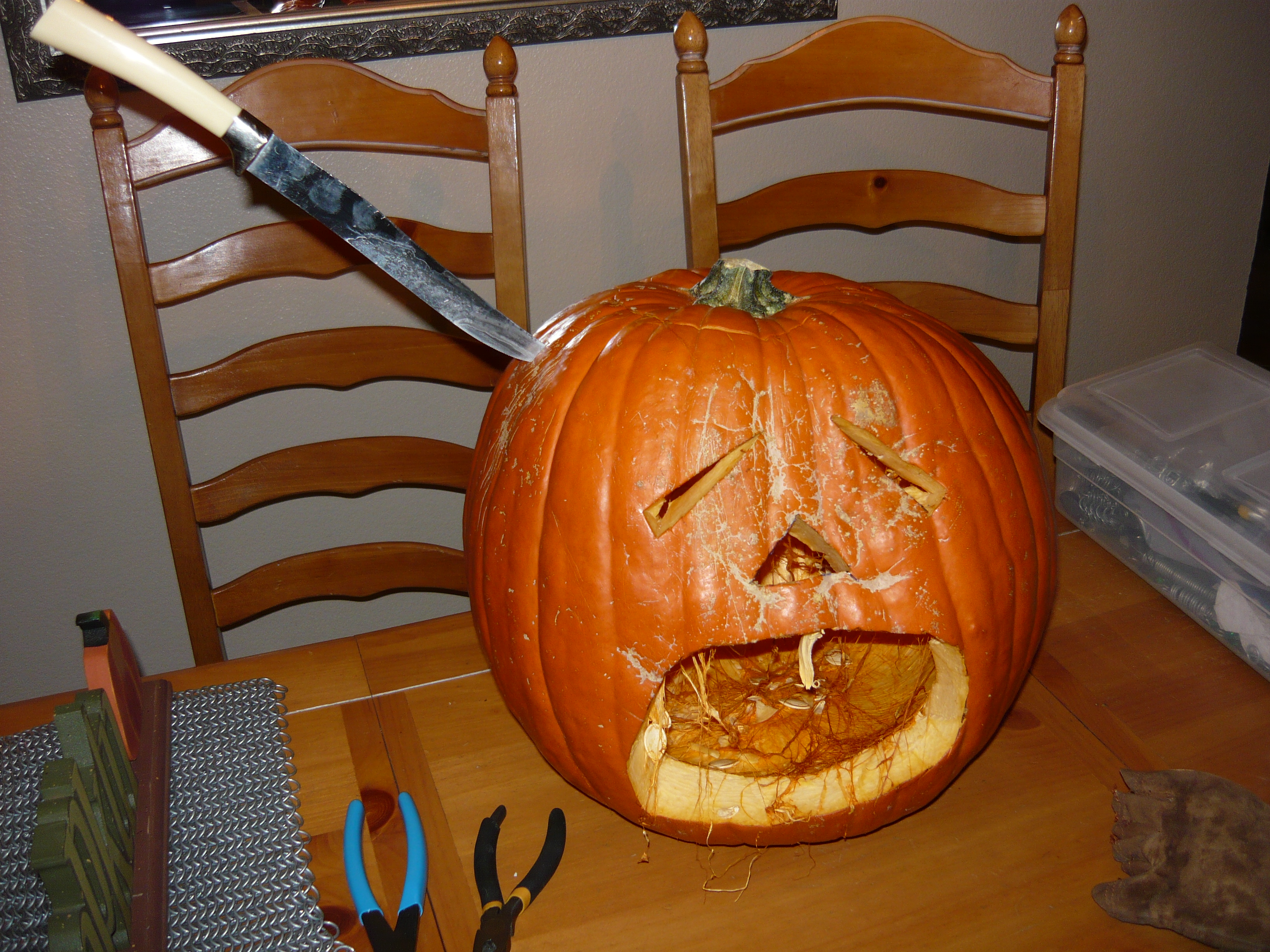 7 Stages of Pumpkin Carving with Kids The Jest