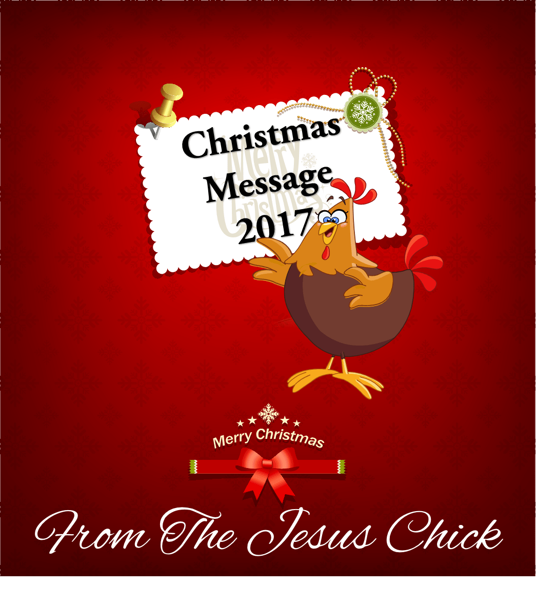 My 2017 Christmas Message The Jesus Chick