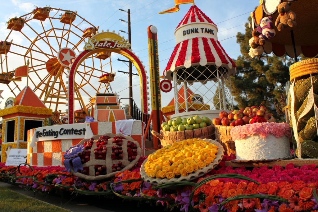 Pasadena Rose Parade jigsaw puzzle in Fruits & Veggies puzzles on