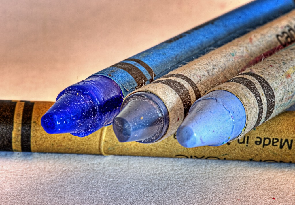 Blue Made jigsaw puzzle in Macro puzzles on