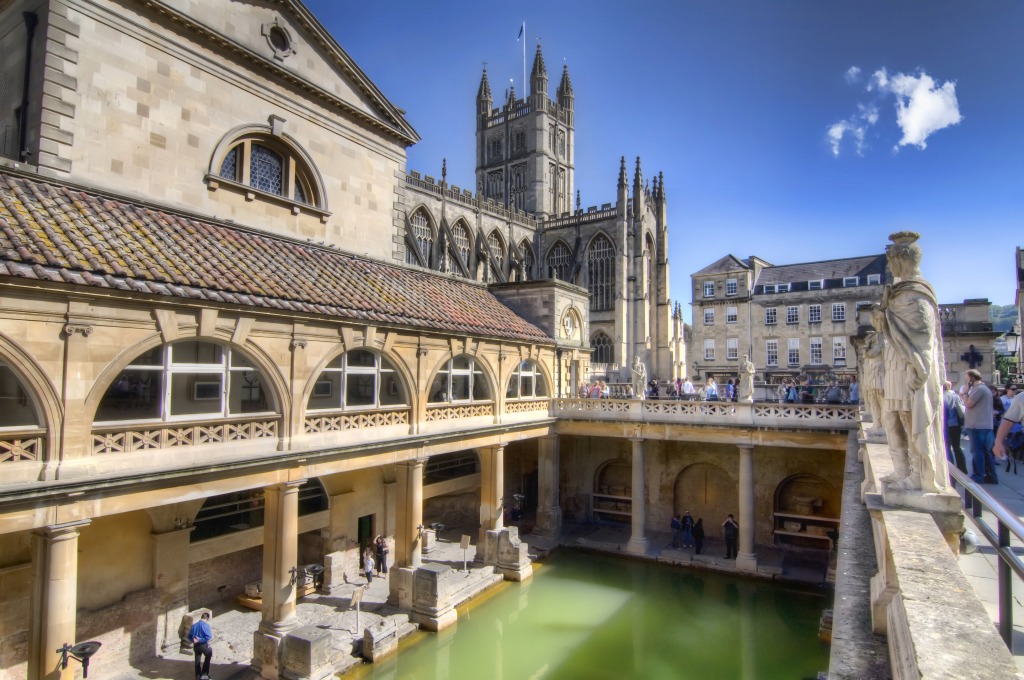 Roman Baths jigsaw puzzle in Puzzle of the Day puzzles on