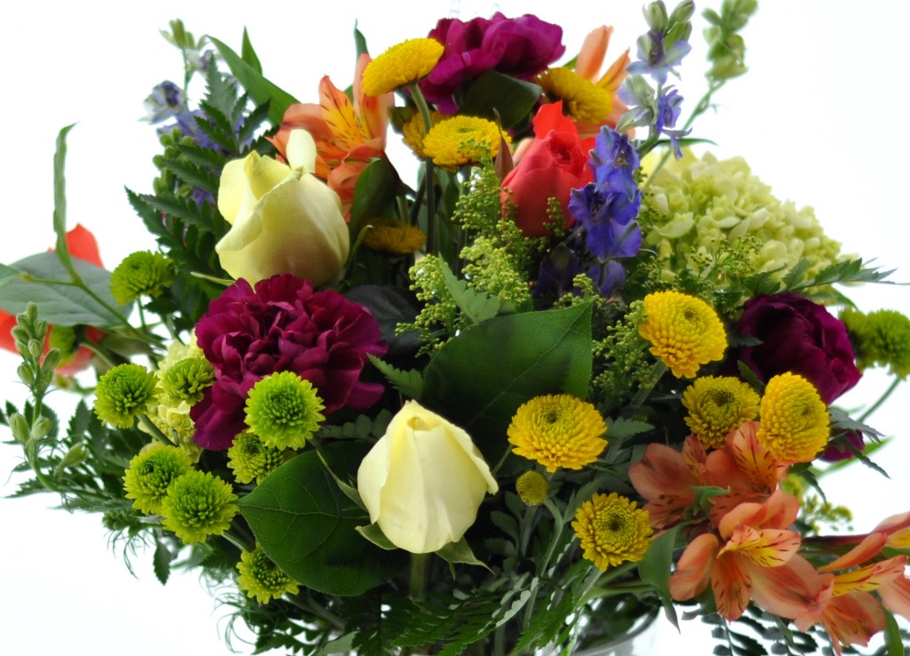 Colorful Bunch jigsaw puzzle in Flowers puzzles on