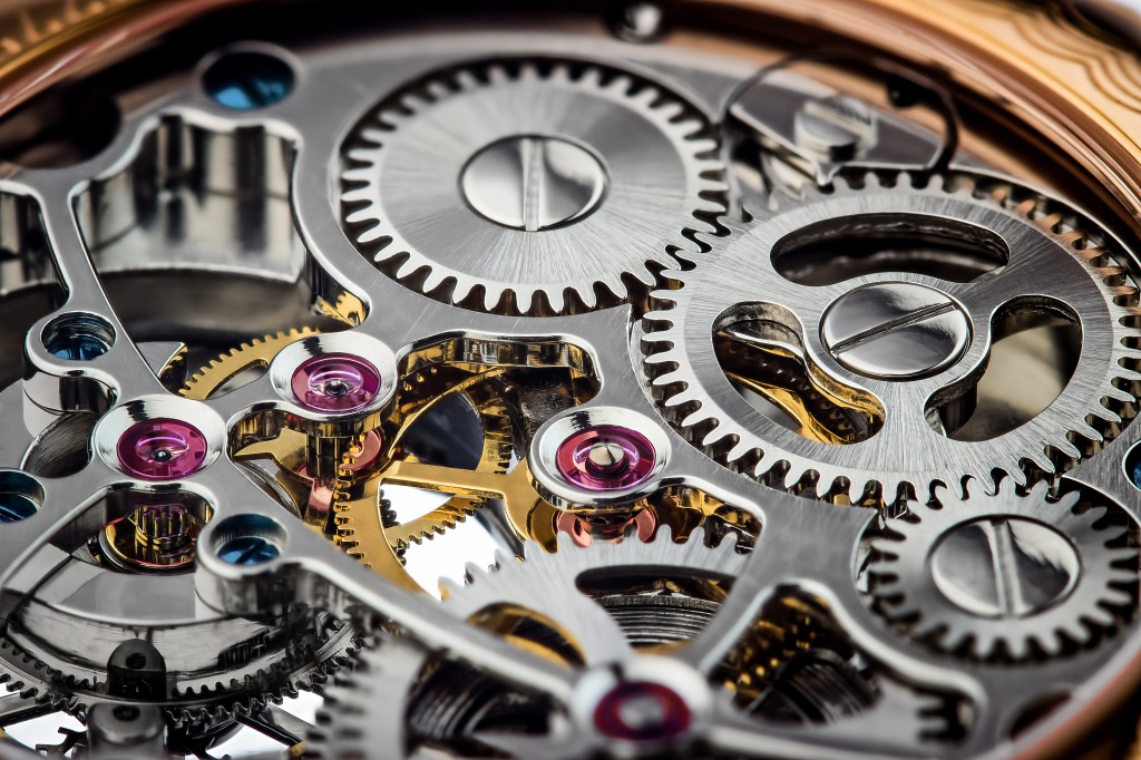 Clock Mechanism jigsaw puzzle in Macro puzzles on
