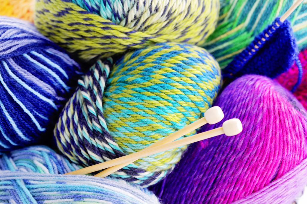Colorful Wool jigsaw puzzle in Handmade puzzles on