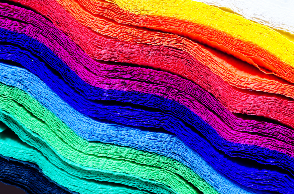Multicolored Crepe Paper jigsaw puzzle in Macro puzzles on