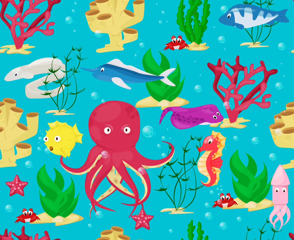 Sea Animals jigsaw puzzle in Under the Sea puzzles on