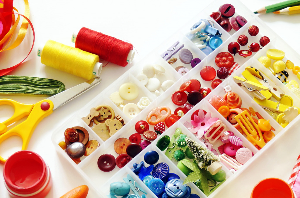 Sewing Accessories jigsaw puzzle in Handmade puzzles on