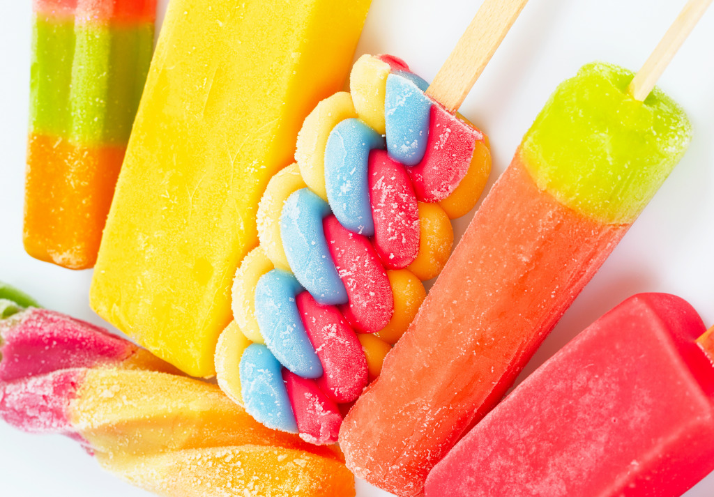 Ice Cream Popsicles jigsaw puzzle in Macro puzzles on
