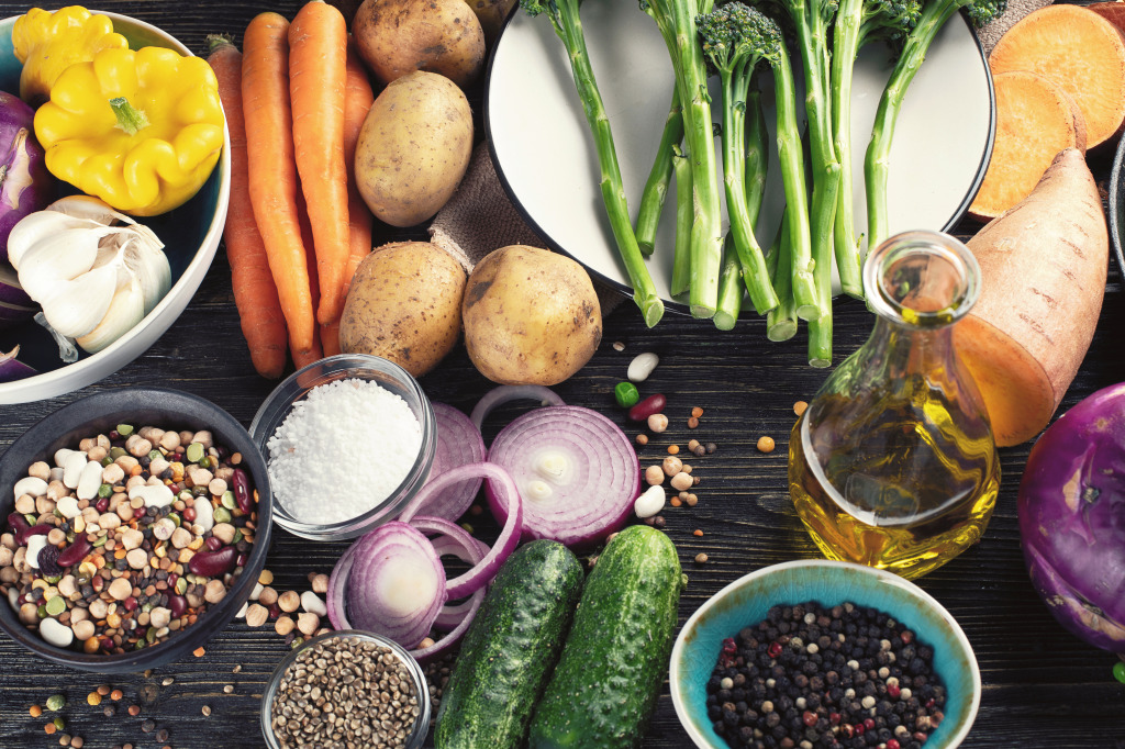 Fresh Ingredients jigsaw puzzle in Fruits & Veggies puzzles on