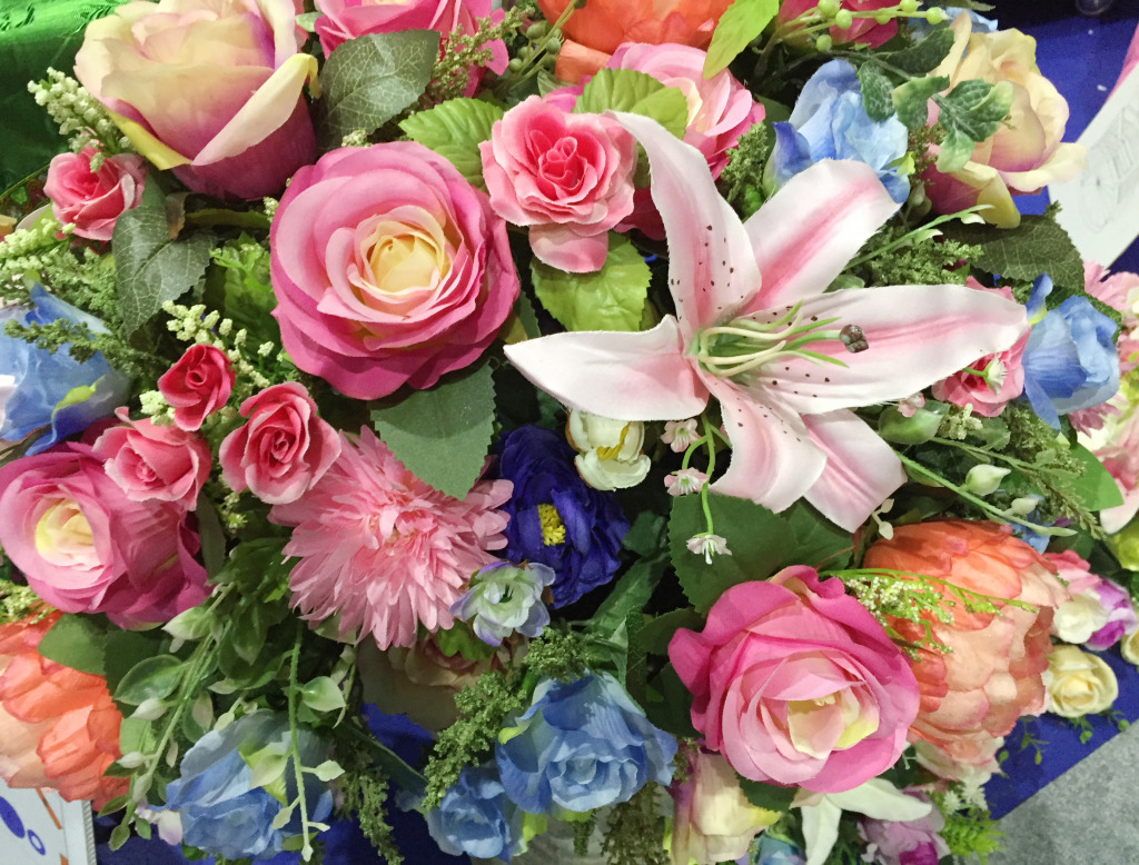 Assorted Colorful Flowers jigsaw puzzle in Flowers puzzles on