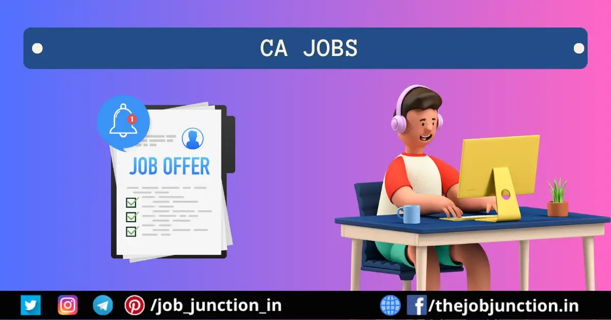 CA Govt Jobs 2023 Latest Govt Jobs Notifications for Chartered