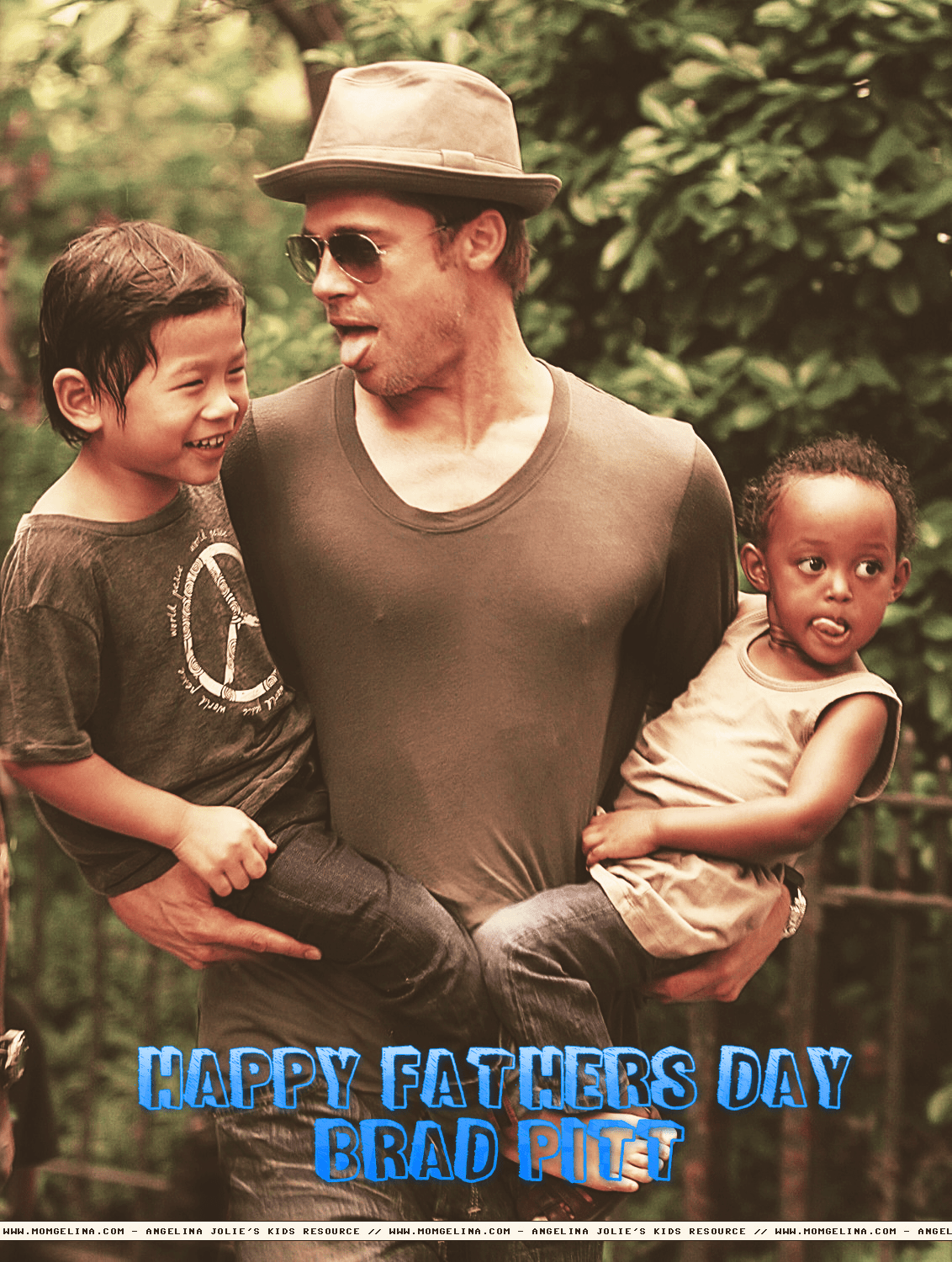 Happy Fathers Day, Brad Pitt! The JoliePitt's