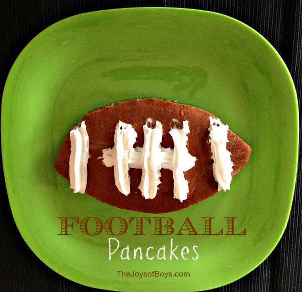 Football Pancakes The Joys of Boys