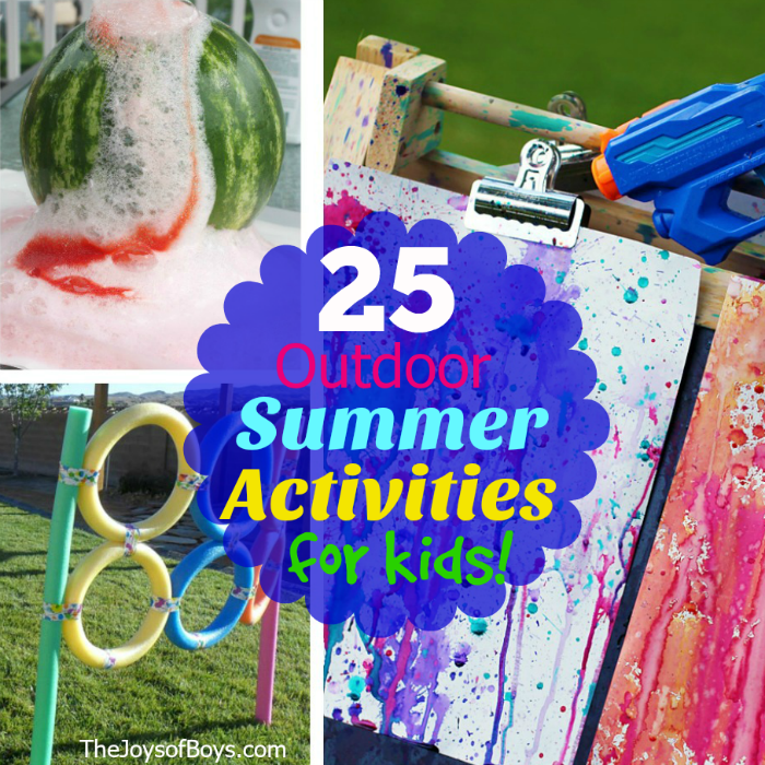 25 Outdoor Summer Activities for kids