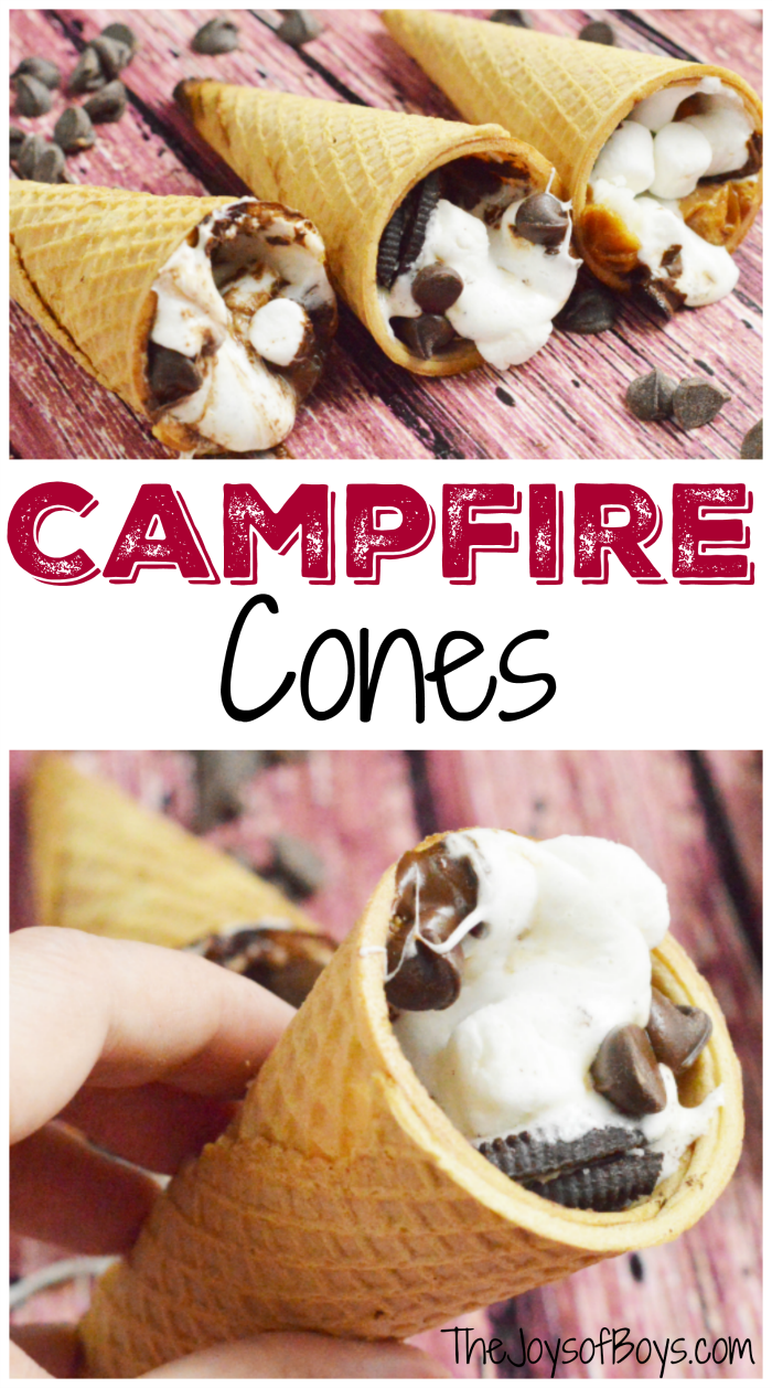 Campfire Cones Recipe Easy, Quick Camping Dessert