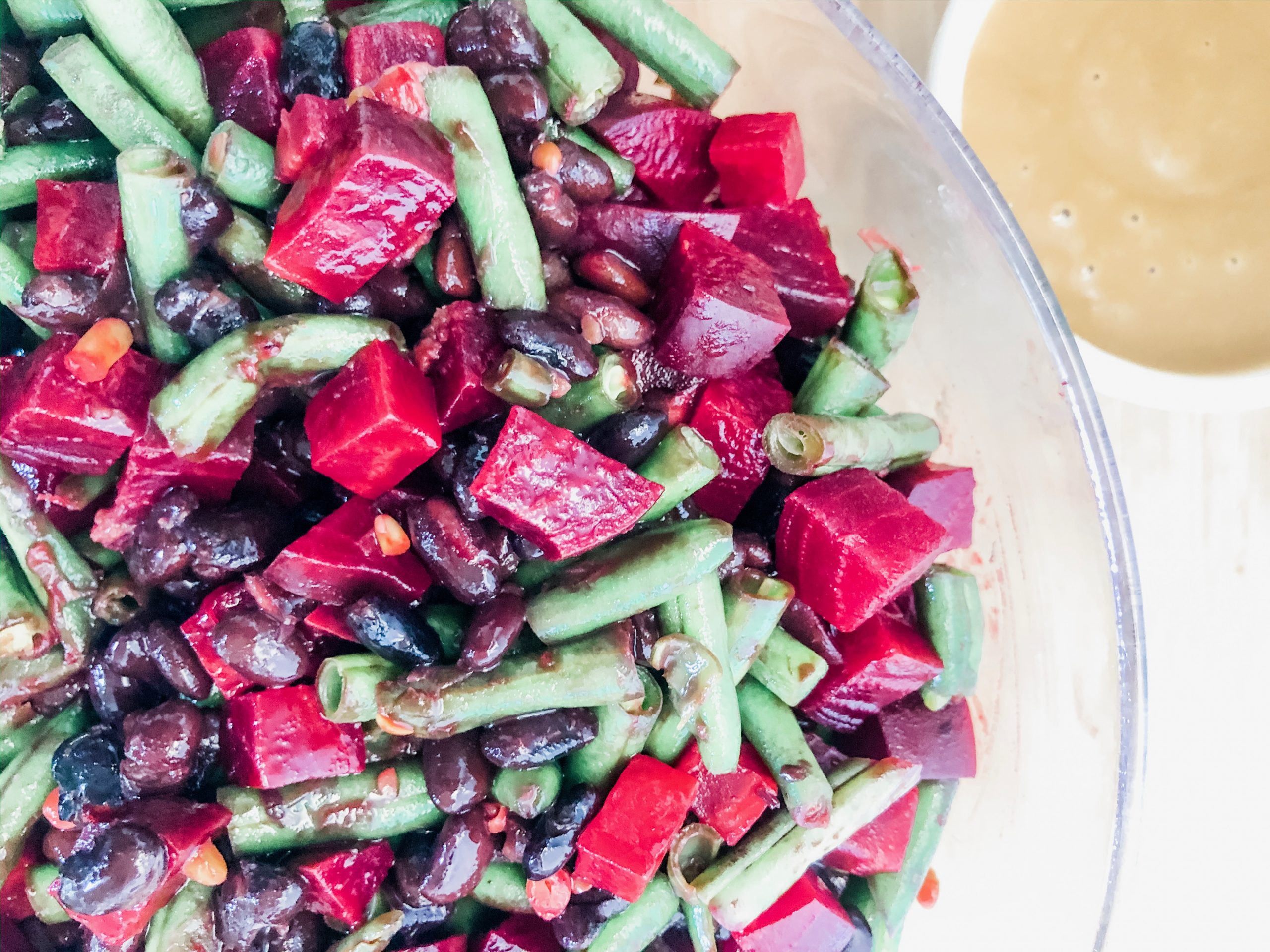 Bean & Beet Salad The Kandid Kitchen