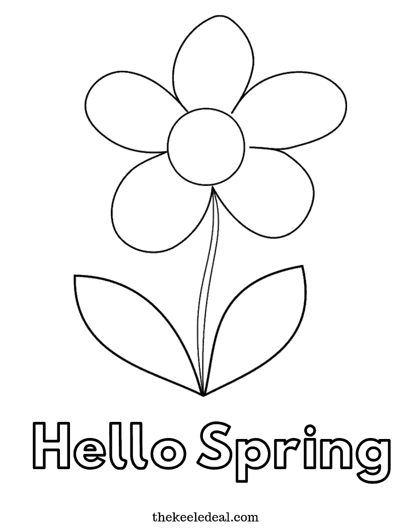 Spring Sun Catcher Printable The Keele Deal