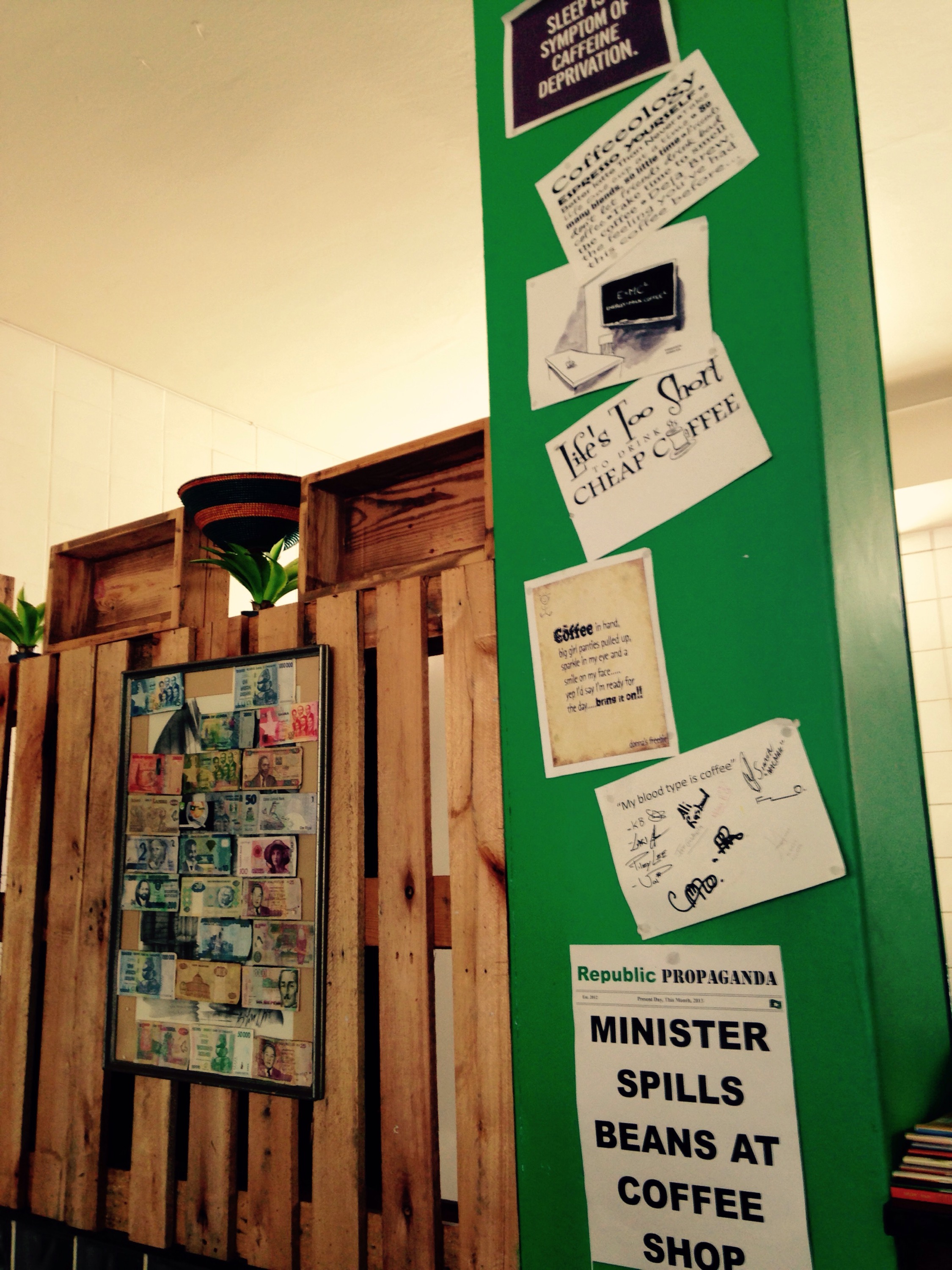 Bean Republic, Corlett Drive thekendz