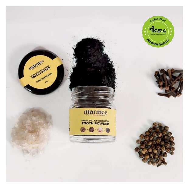 Coconut Shell Activated Charcoal Tooth Whitening Powder 20 g The