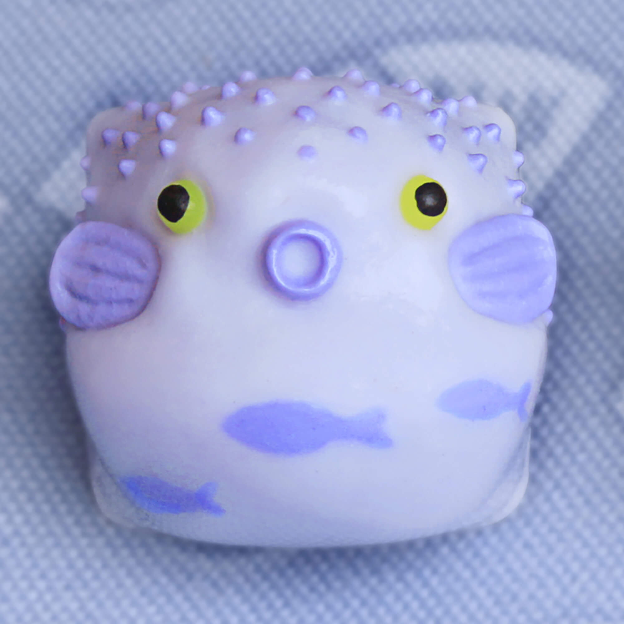 Purpleish Puffy Keycat