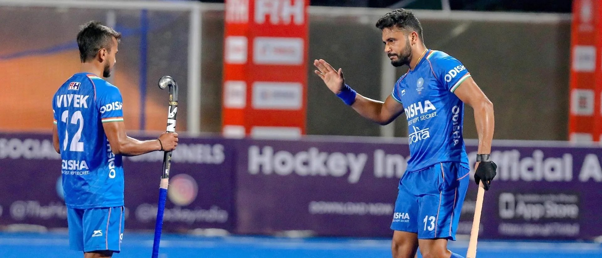 Harmanpreet Singh was honored for being the top goalscorer of the FIH Men's Hockey Pro League