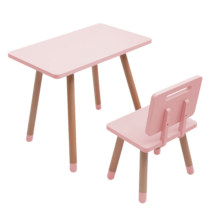 Kiddi Study Desk and Chair in Pink Puff The Kiddi Company