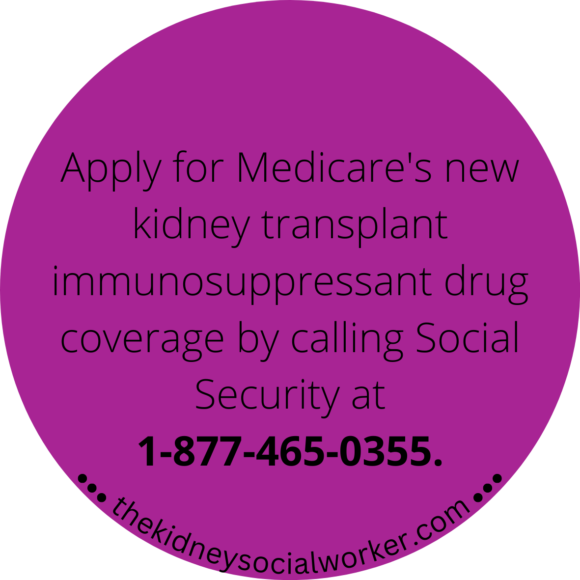 New Kidney Transplant Drug Coverage » TheKidneySocialWorker