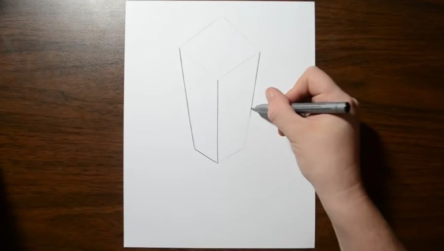 How to draw a floating / levitating cube The Kid Should See This