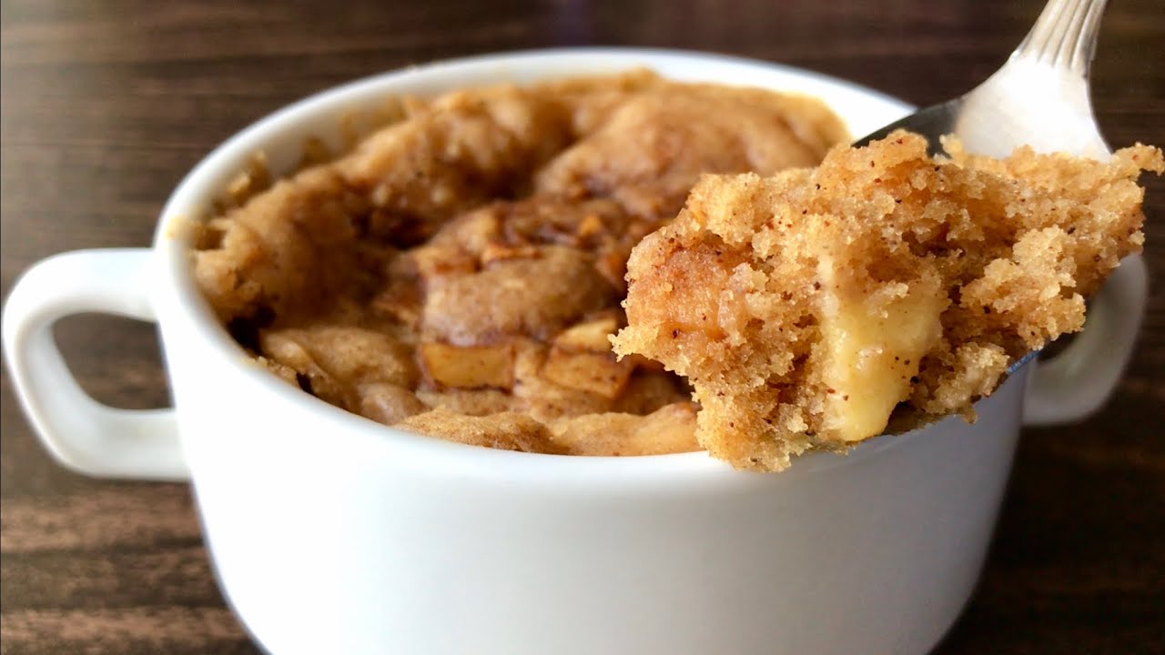 Apple Mug Cake, a oneminute microwave recipe The Kid Should See This
