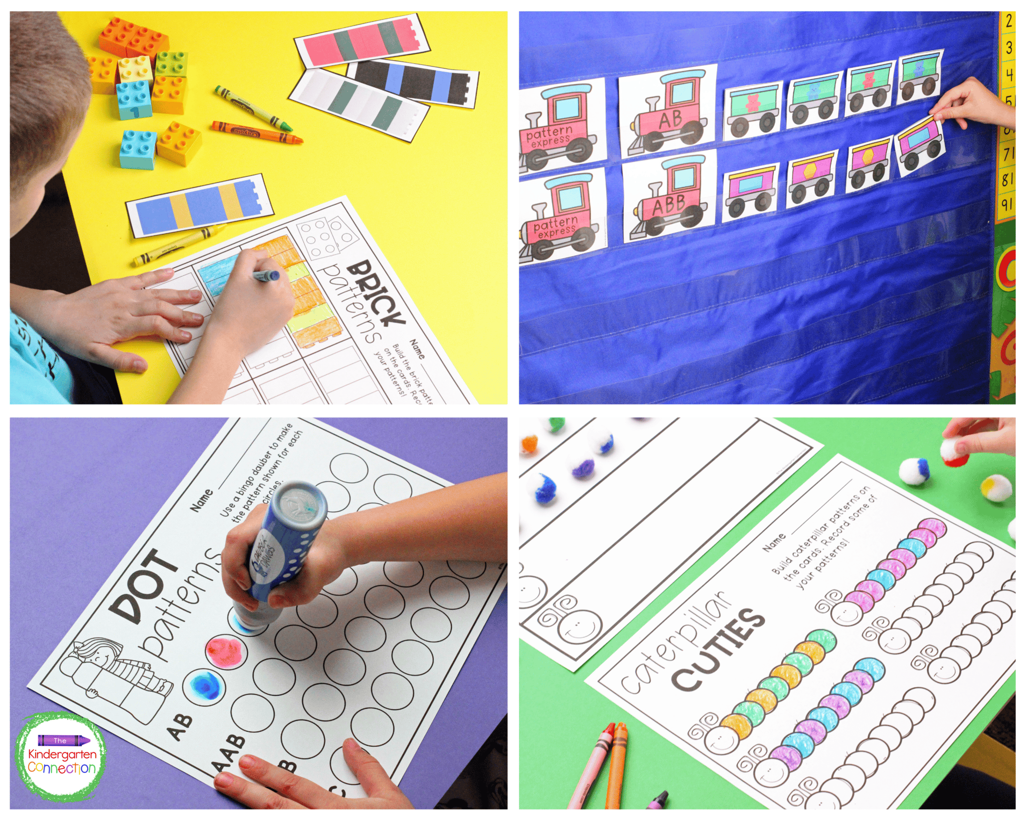 Pattern Activities and Centers for Pre-K & Kindergarten