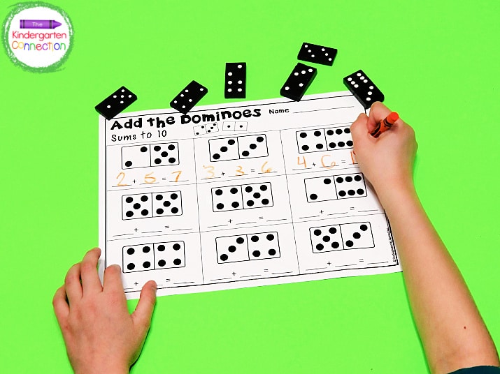 Domino Addition Printables - The Kindergarten Connection