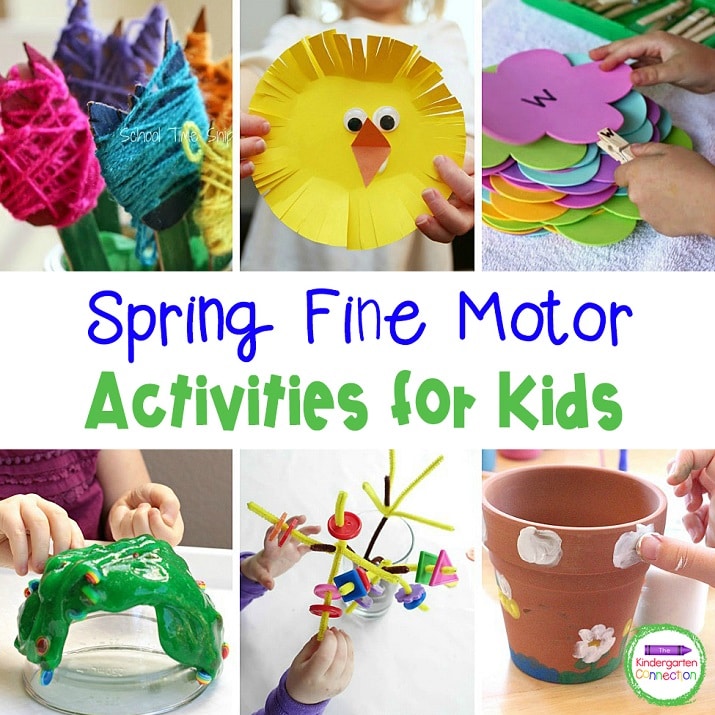 Spring Fine Motor Activities for Kids