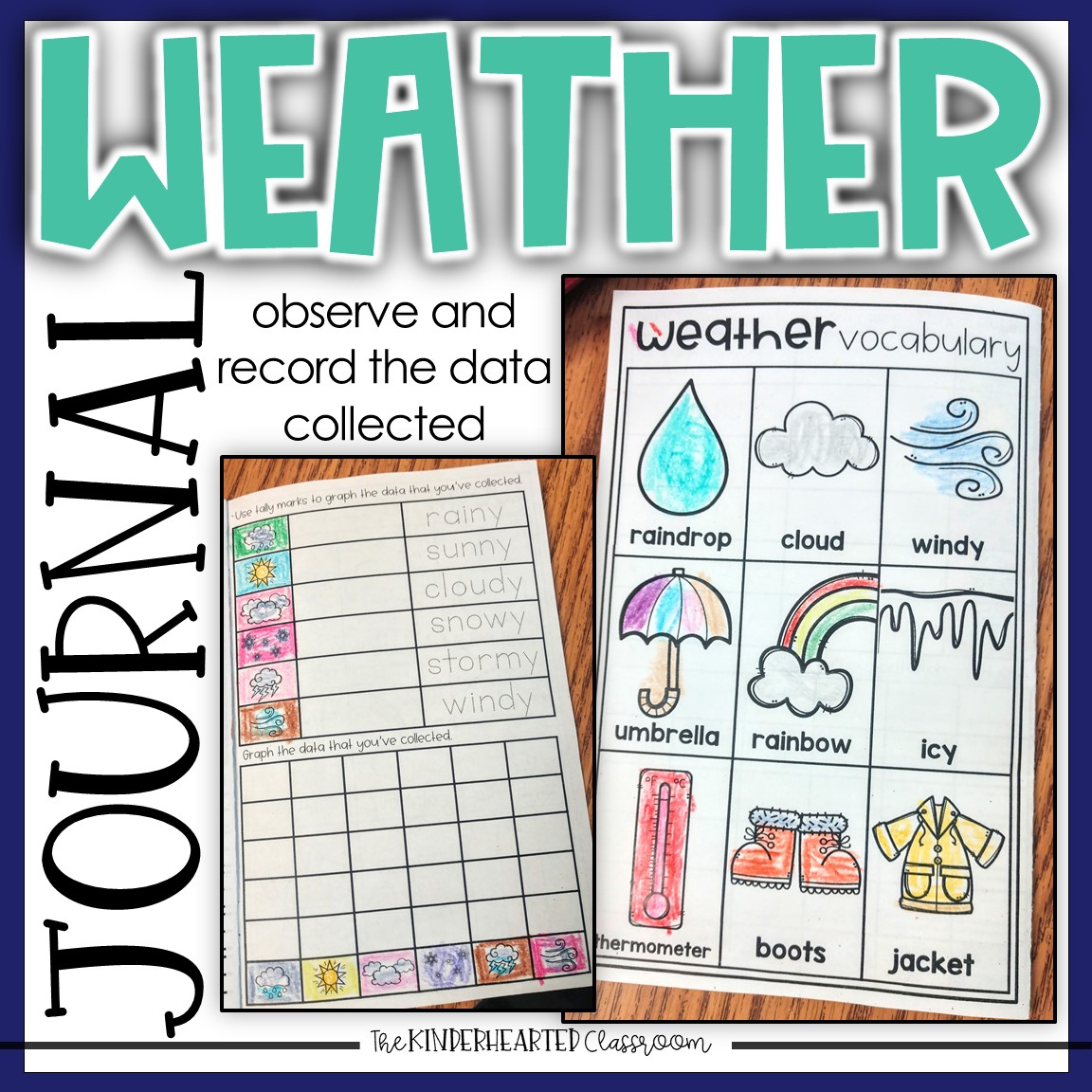 Weather Journal and Data Collection for Kindergarten and First Grade