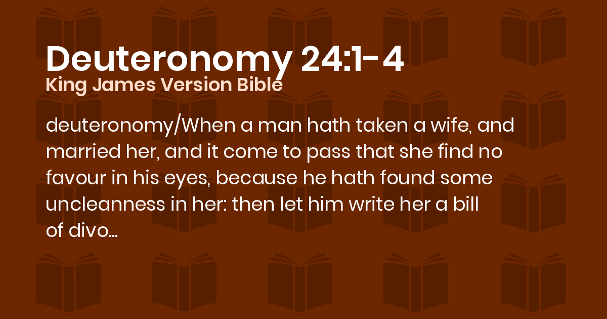 +20 Bible Quotes About Divorce References Bible Verses About Marriage And Divorce - King James Version (Kjv)
