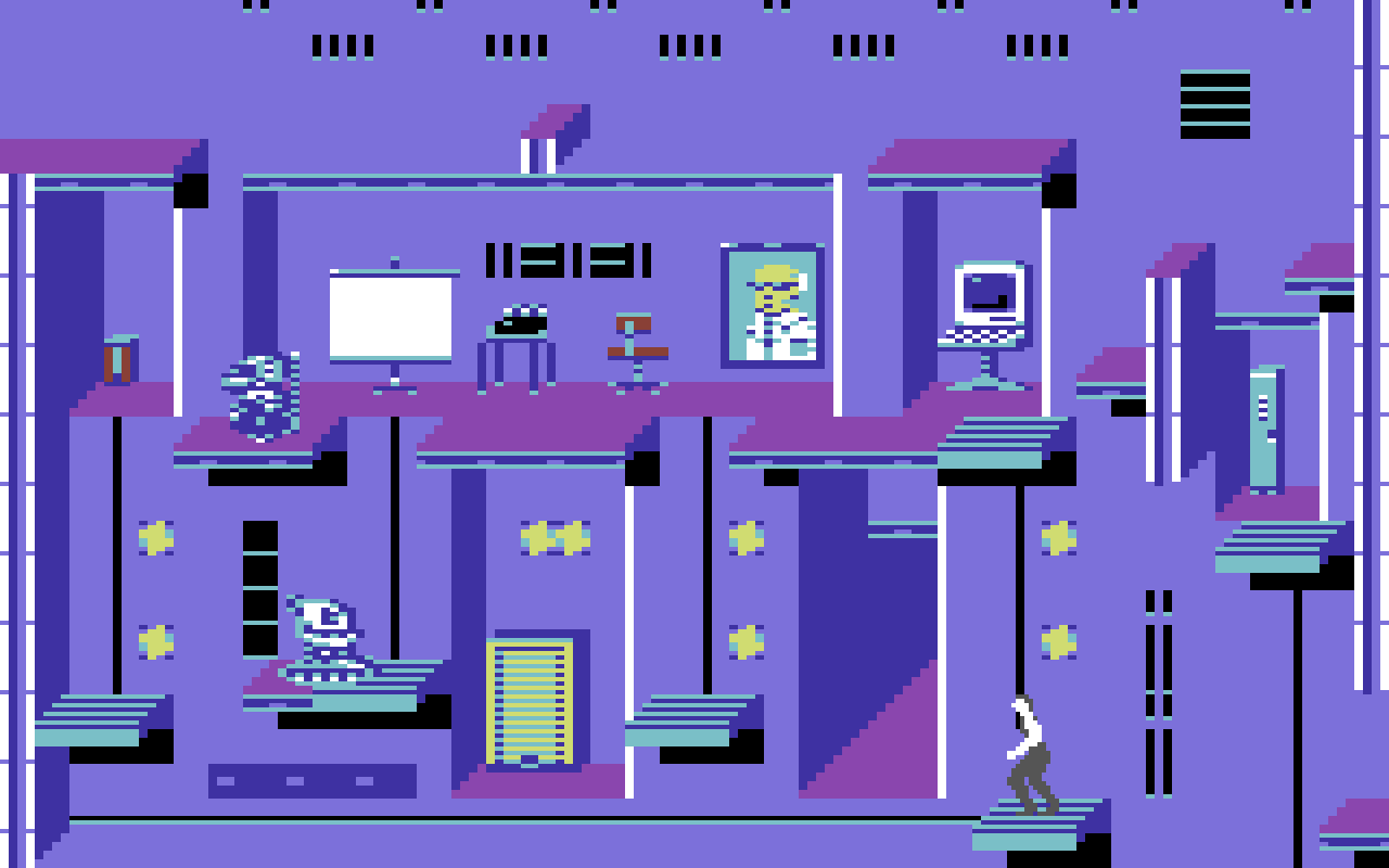 Impossible Mission II, Commodore 64 The King of Grabs