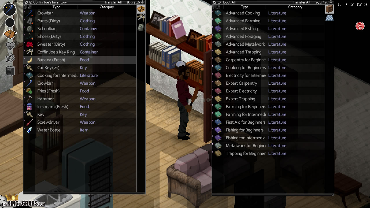 Project Zomboid, PC The King of Grabs