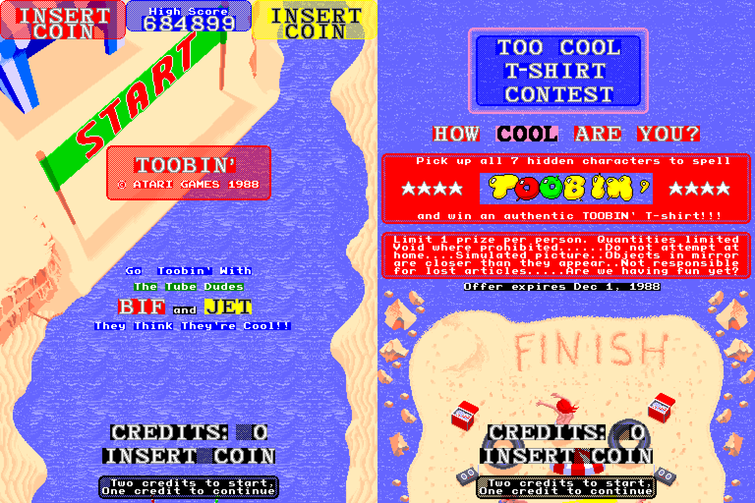 Toobin’, Arcade The King of Grabs