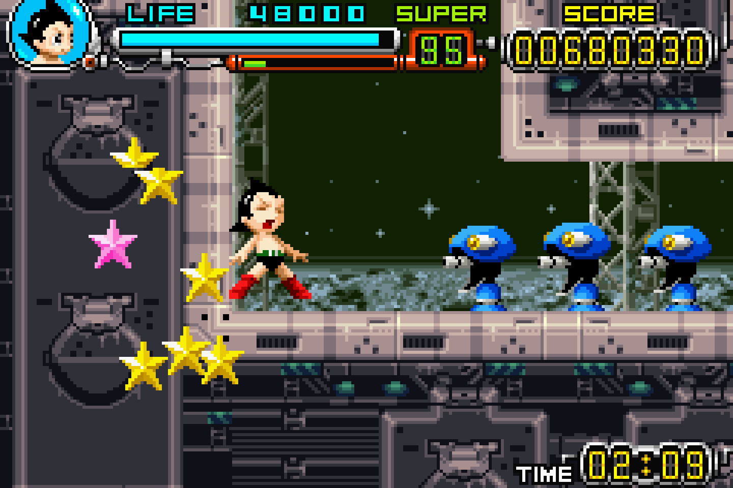 Astro Boy Omega Factor, Game Boy Advance The King of Grabs