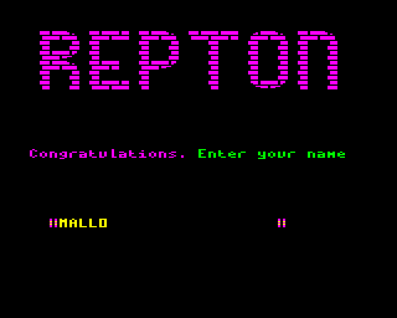 Repton BBC 060 The King of Grabs