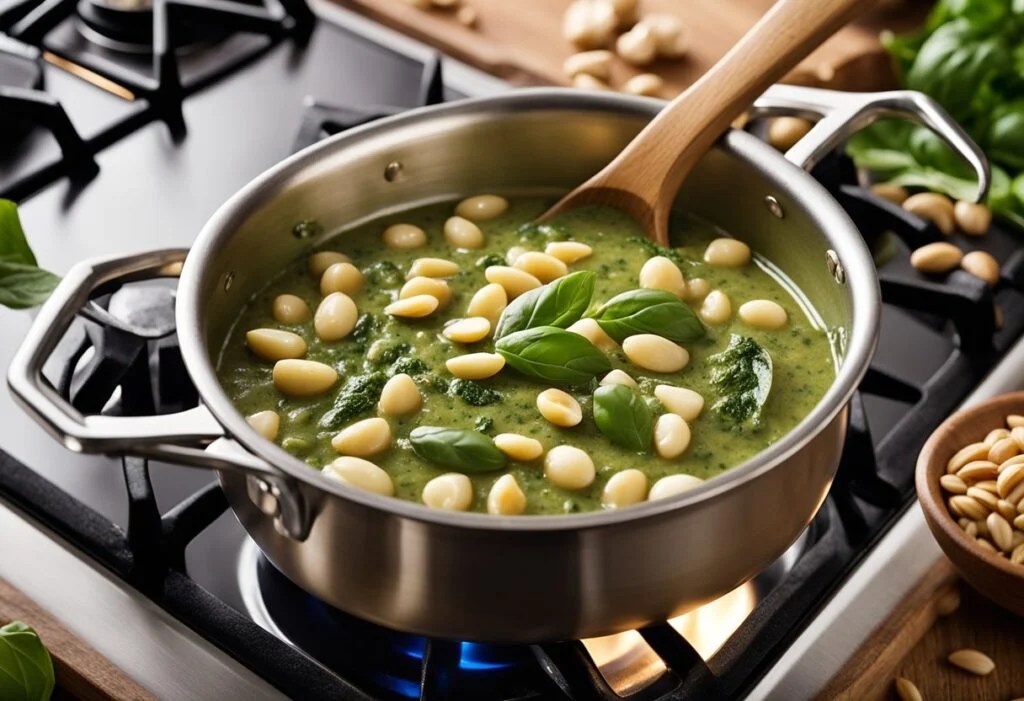 Pesto Cream Sauce Recipe The Kitchen Community