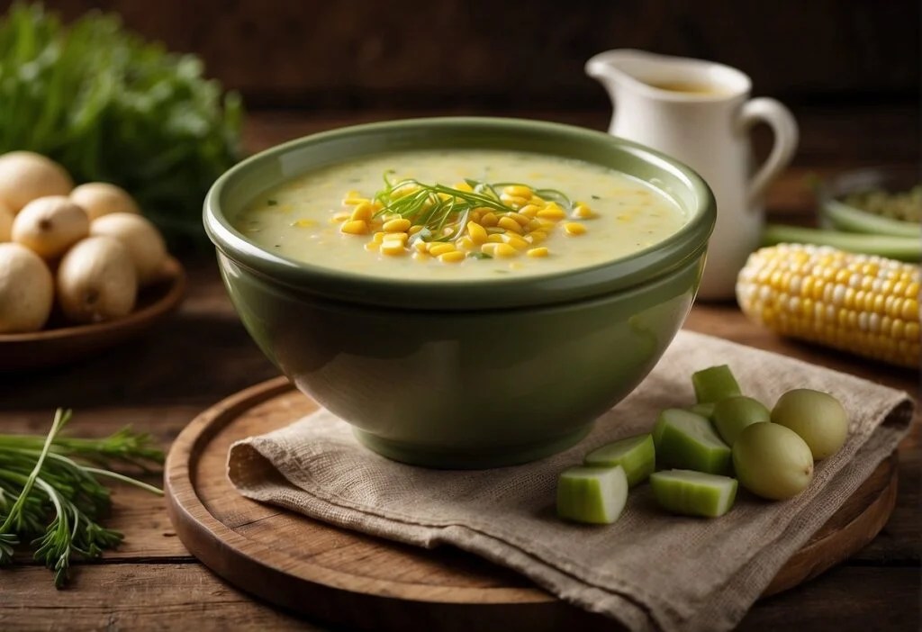 Leek Corn and Potato Soup The Kitchen Community