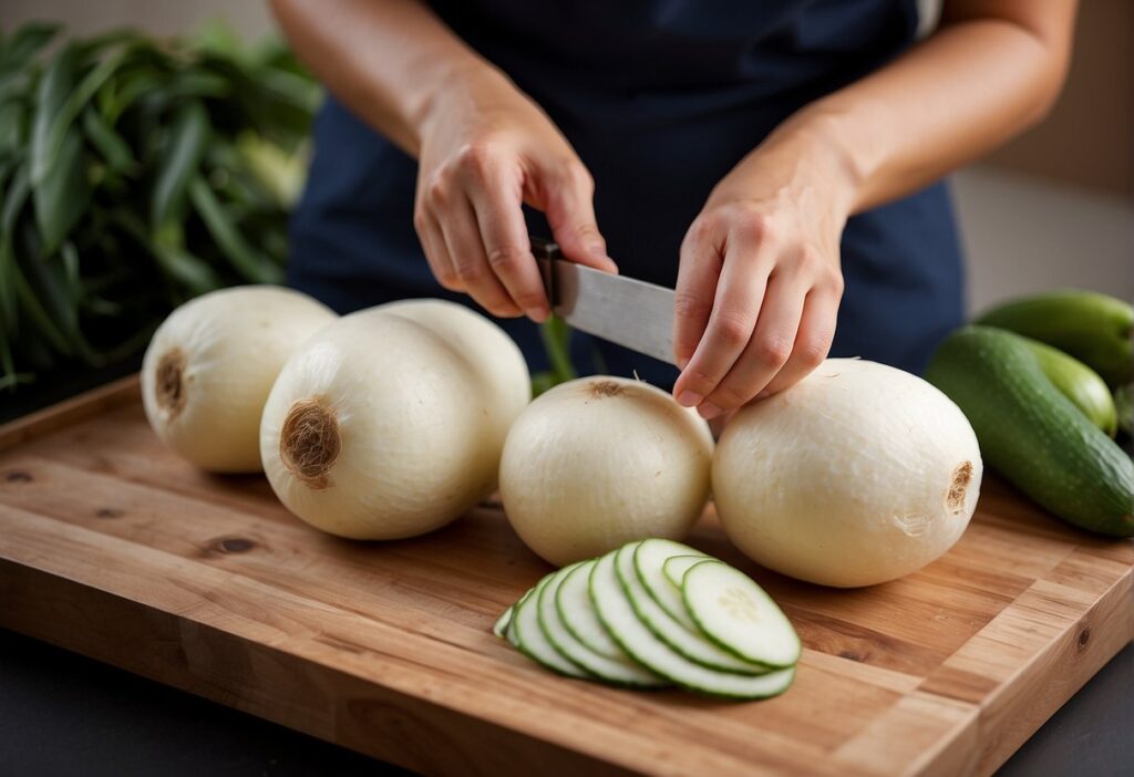 Jicama Prep Peeling and Cutting Techniques The Kitchen Community