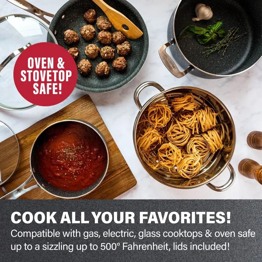 Granite Stone Diamond Cookware (Secret To Perfect Cooking)