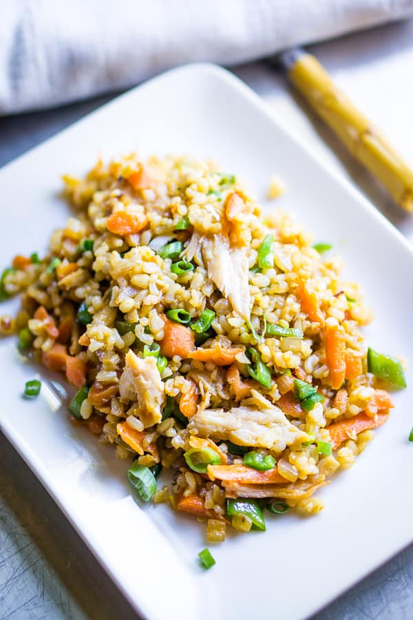 Teriyaki Chicken Fried Rice The Kitchen Girl
