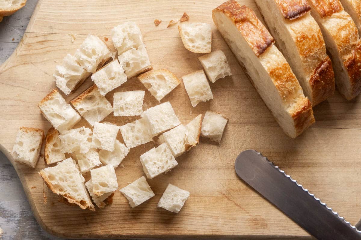 How To Dry Bread Cubes (2 methods!) The Kitchen Girl